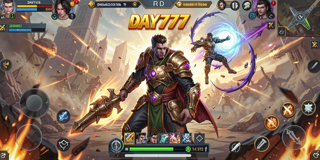 Tampilan gameplay <strong>DAY777</strong> yang strategis dan mendebarkan.