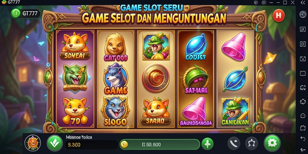 Tampilan gameplay GT777 yang menarik dan menghibur.