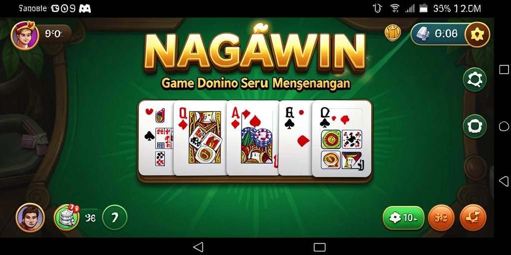 Tampilan gameplay seru dalam NAGAWIN di layar perangkat Anda.