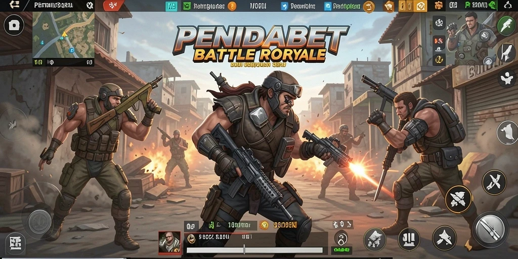 Screenshot PENIDABET menampilkan aksi pertempuran yang intens dan mendebarkan.