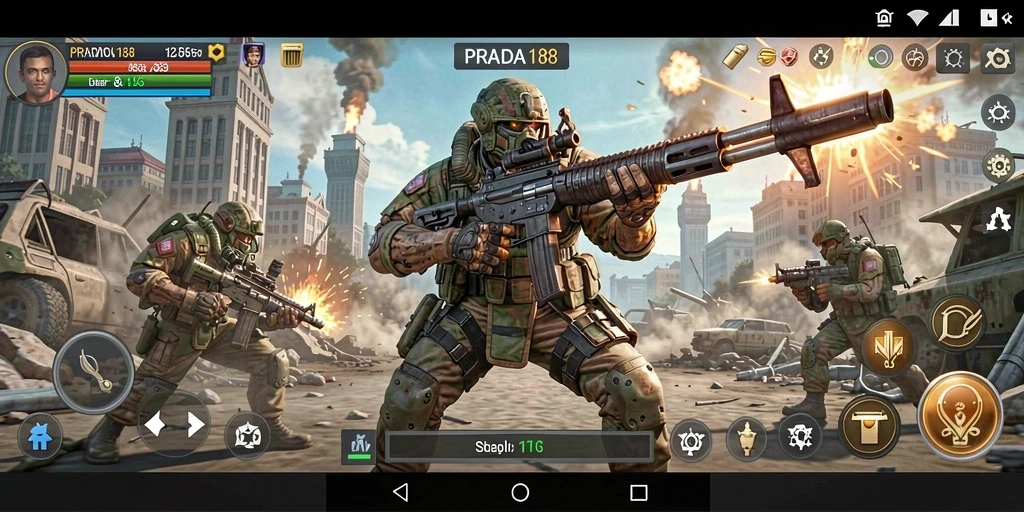 Tampilan gameplay PRADA188 dengan aksi strategis yang menegangkan.