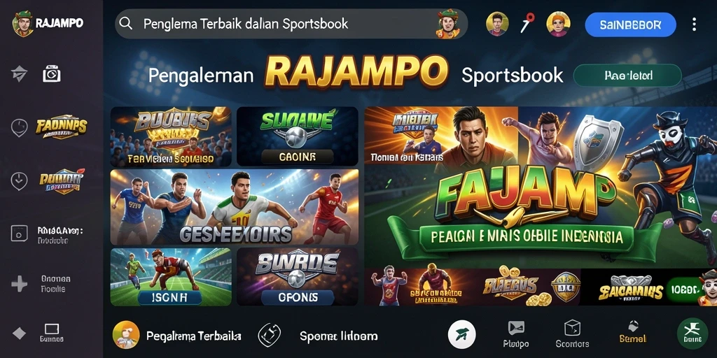 Screenshot gameplay RAJAMPO menampilkan taruhan dan fitur interaktif.