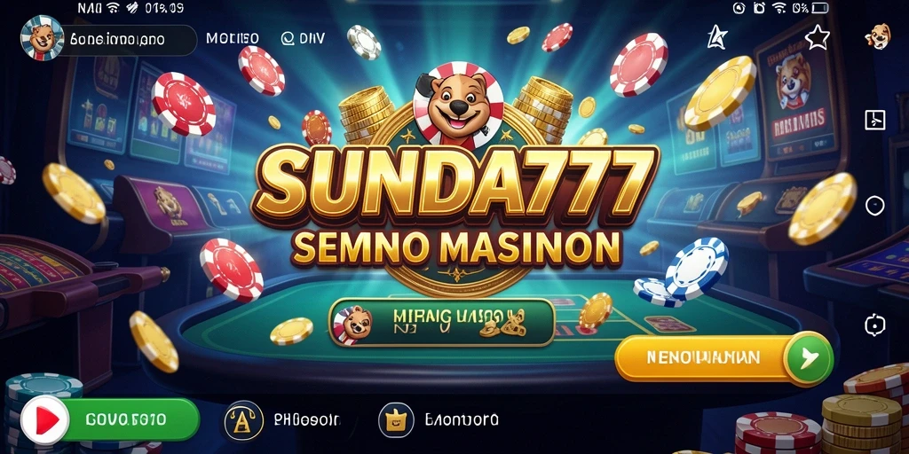 Tampilan menarik dan mendebarkan dari gameplay Kasino di SUNDA777.