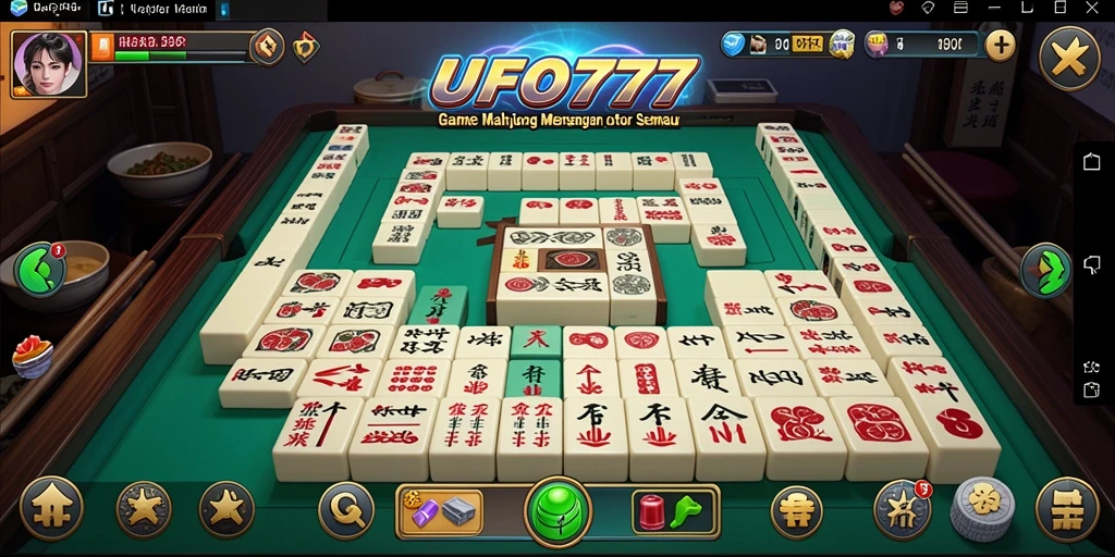 Gambaran gameplay Mahjong yang menarik di UFO777.